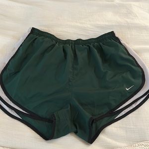 Forest green Nike shorts